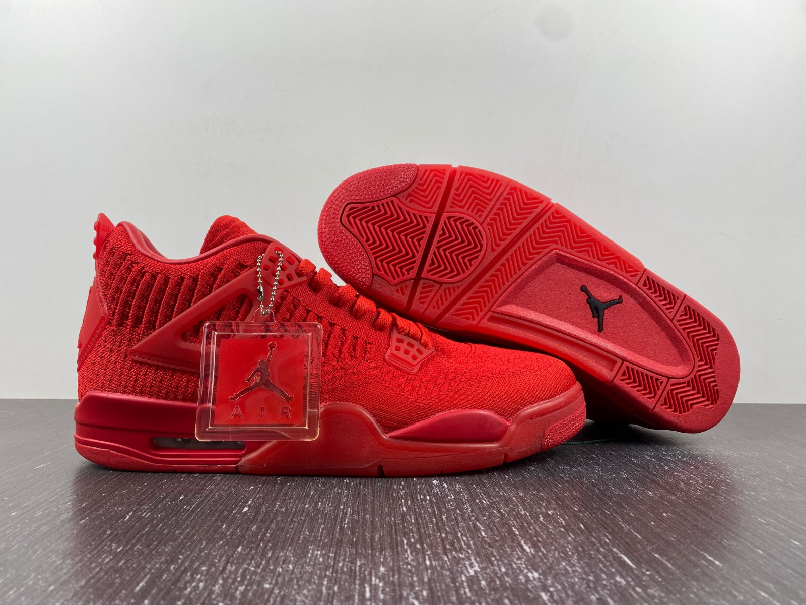 air jordan 4 flyknit ''university red'' aq3559-600