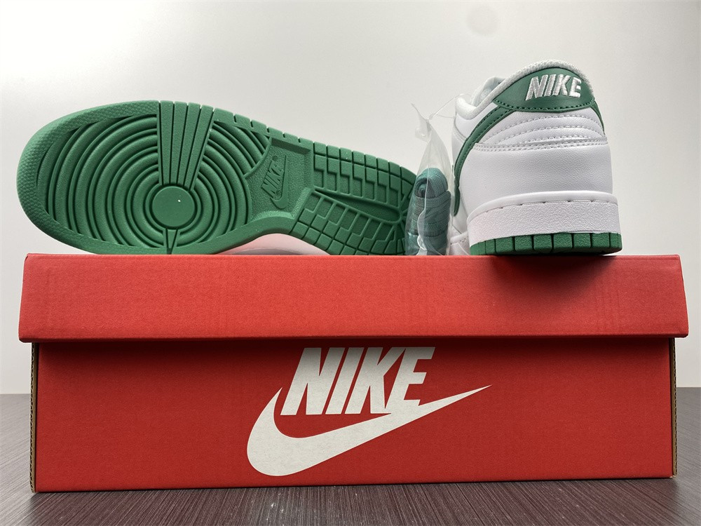 nike dunk low white green noise(w) dd1503-112