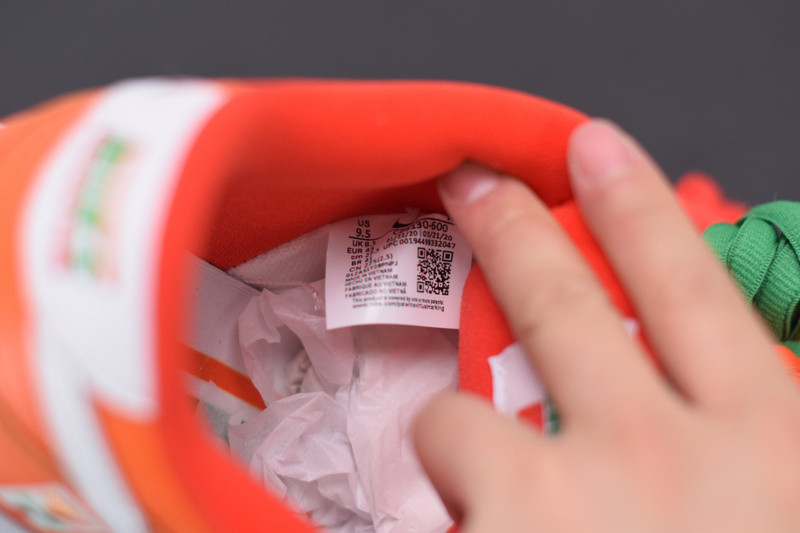 nike dunk low nike red orange green cz5130-600