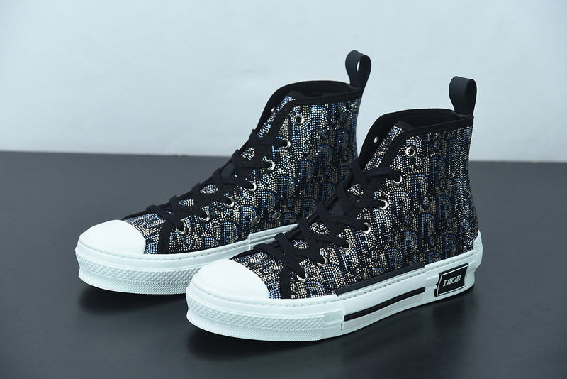 dio* b23 oblique high-top sneaker