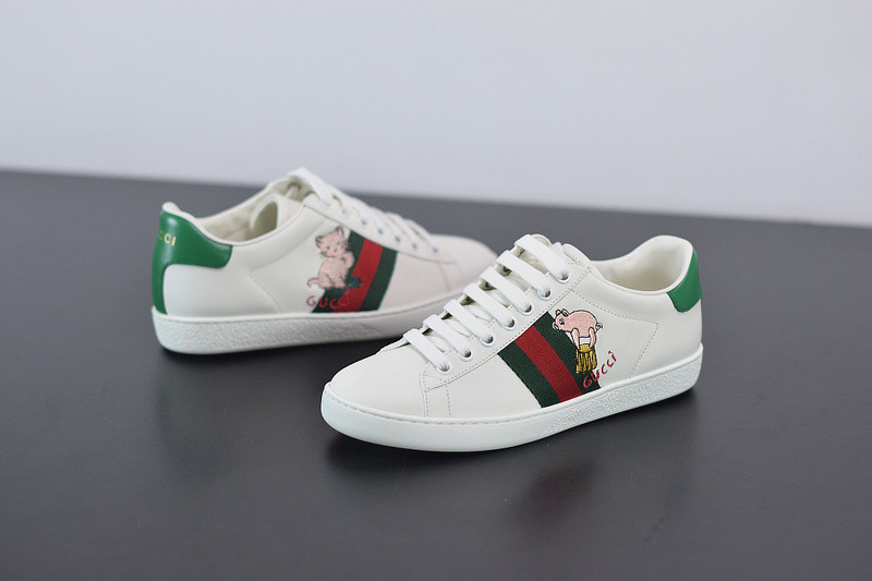 g*u*i ace embroidered low-top sneaker