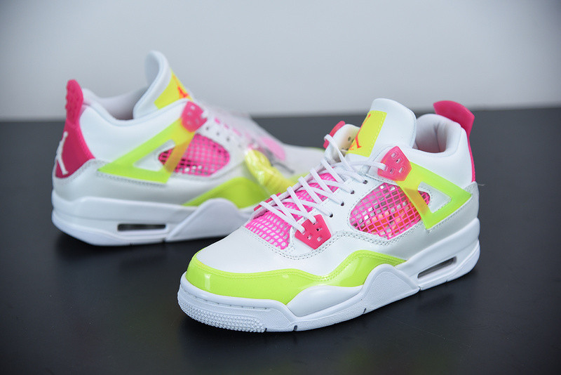 air jordan 4 girls lemon venom pink blast cv7808-100