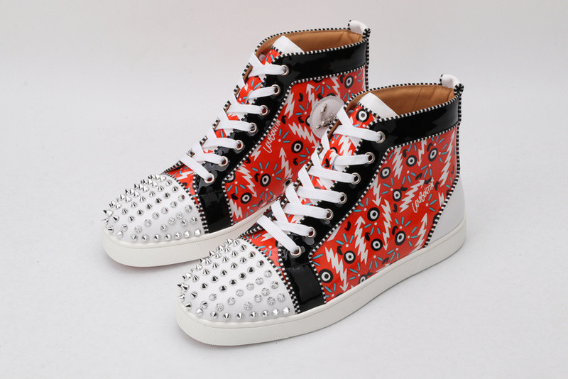 chian louin high top sneaker
