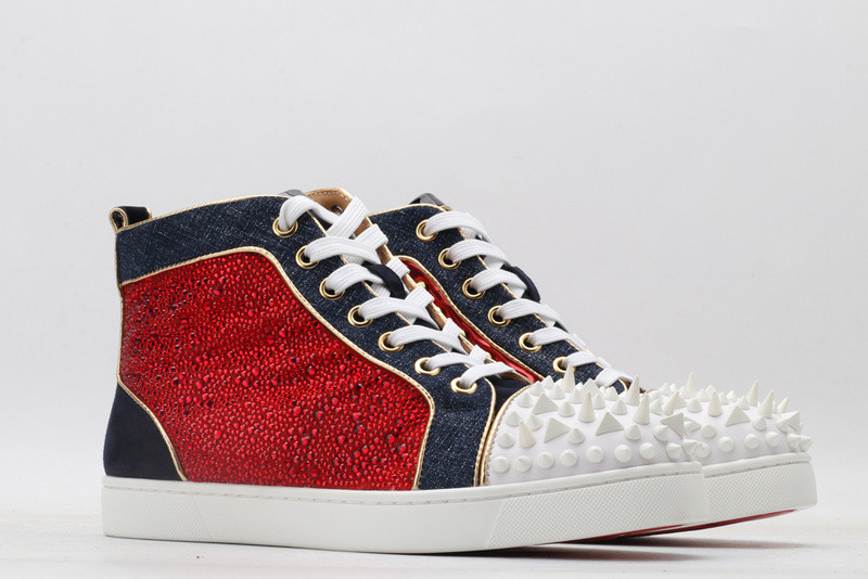 chian louin high top sneaker