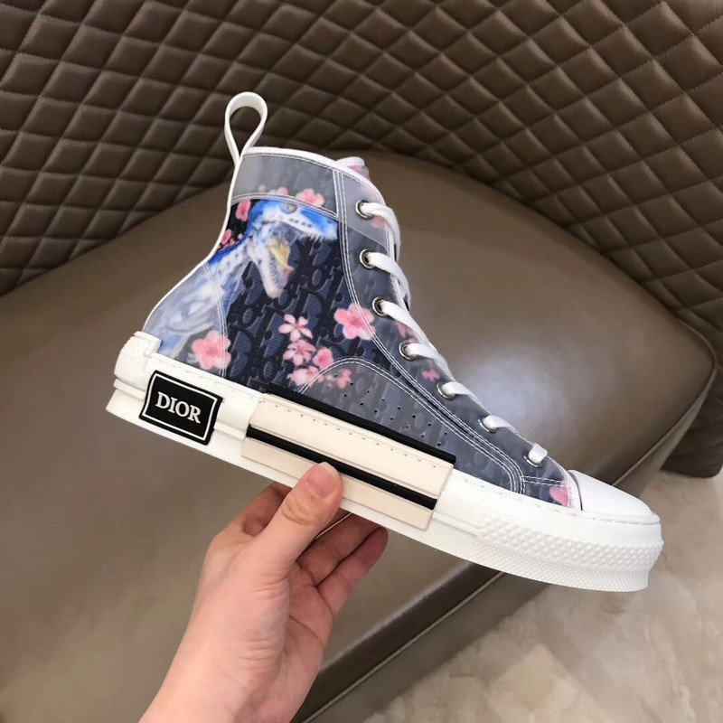 dio* b23 flowers technical canvas low-top sneaker