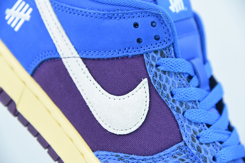 undefeated x nike dunk low ‘royal/purple’ dh6508-400