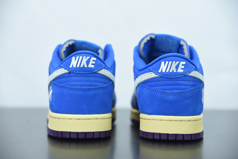 undefeated x nike dunk low ‘royal/purple’ dh6508-400