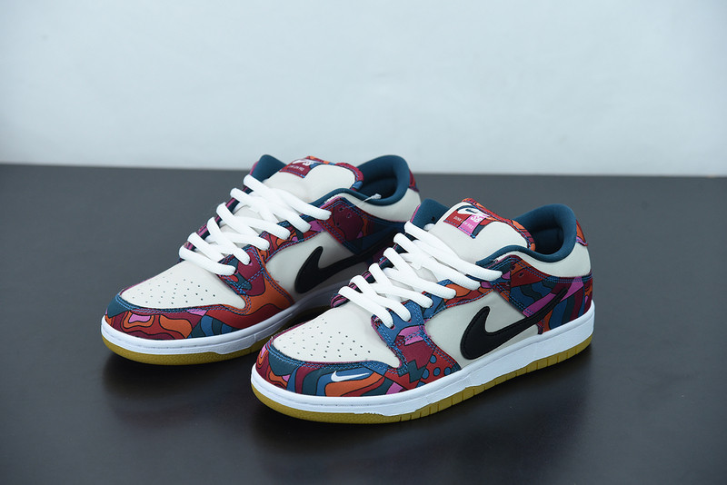 parra x nike sb dunk low pro sb abstract art