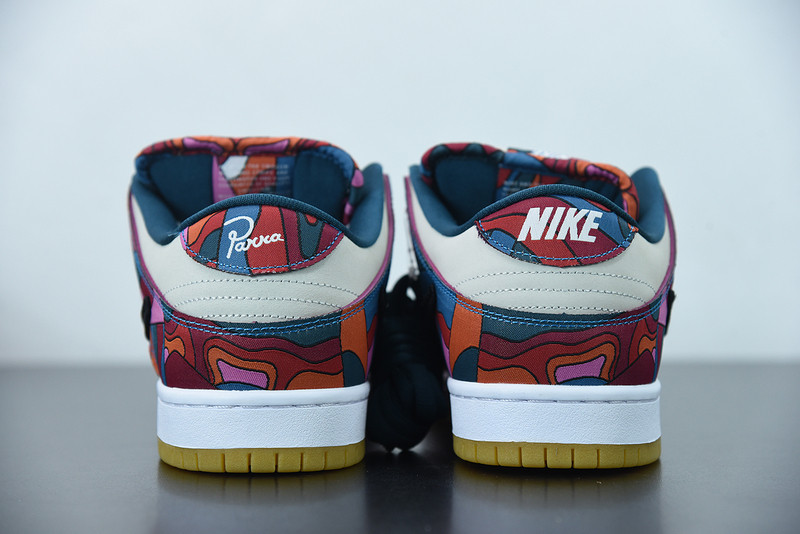 parra x nike sb dunk low pro sb abstract art
