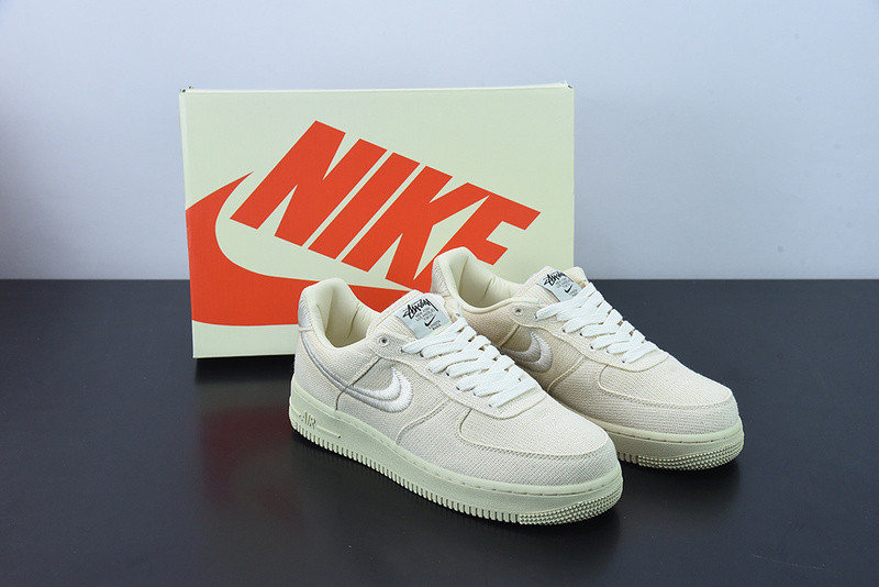 nike air force 1 low stussy fossil cz9084-200