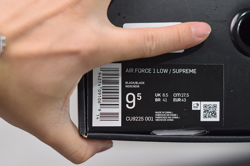 nike S*p*e nike air force 1 low black cu9225-001
