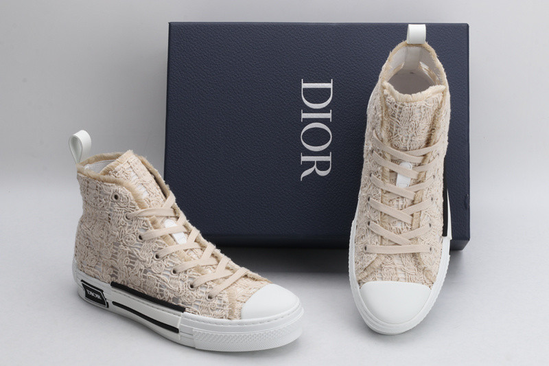 dio* b23 oblique high-top sneaker