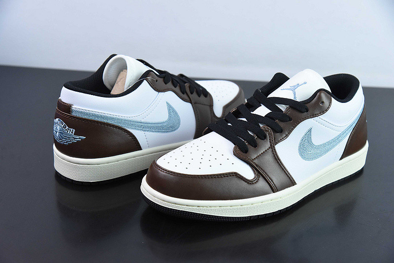 air jordan 1 low se "white/sail/blue" fq7832-142