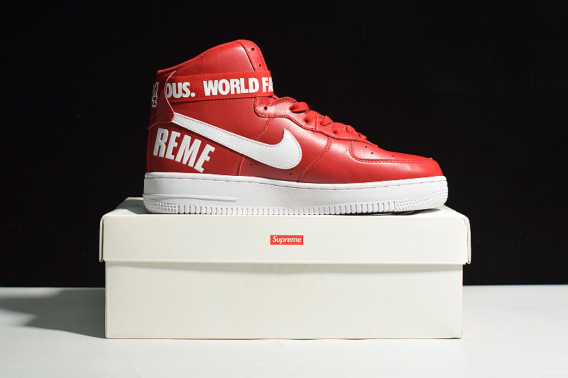 nike air force 1 high S*p*e sp "S*p*e" red 698696-610