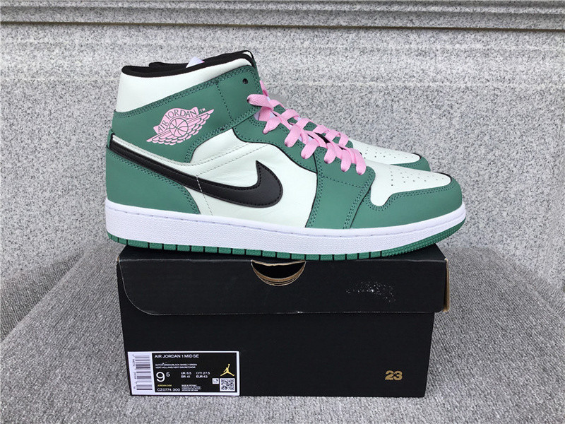 wmns air jordan 1 mid se ''dutch green'' cz0774-300