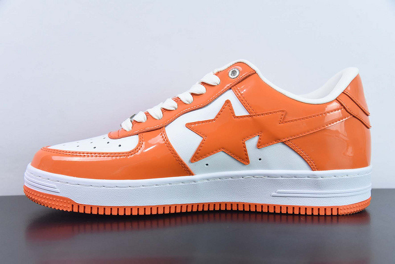 a bathing ape bape sk8 sta orange