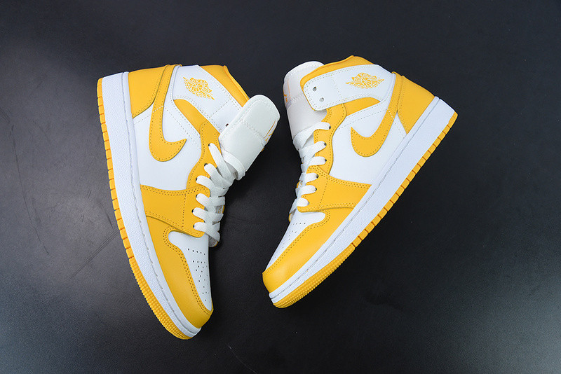 air jordan 1 mid “university gold” bq6472-117