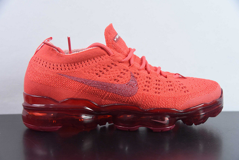 nike air vapormax 2023 flyknit triple red dv1678-600