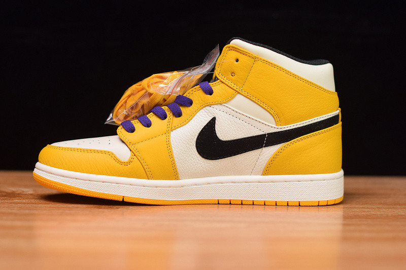air jordan 1 mid se "lakers" 852542-700