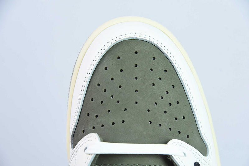travis scott x air jordan 1 low og “medium olive” dm7866-200