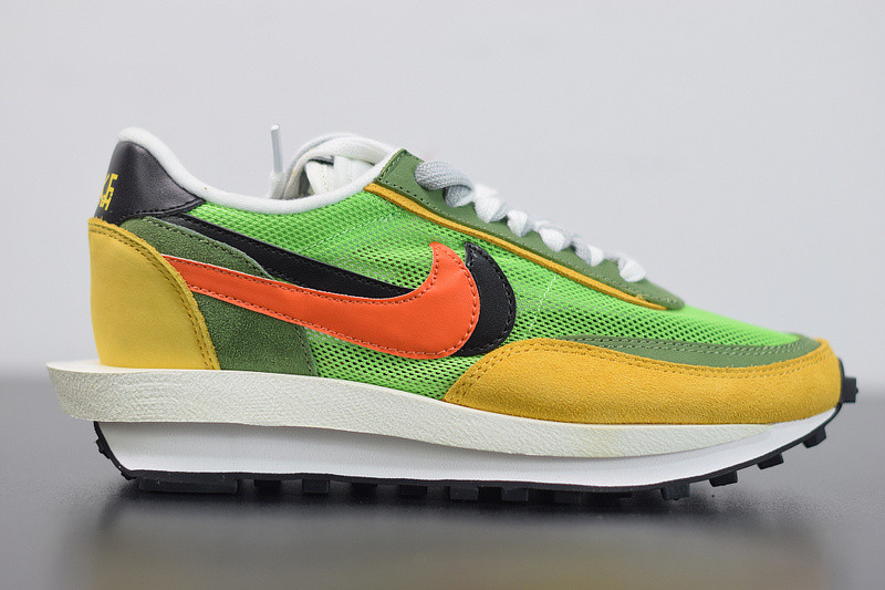 nike sacai x ldv waffle ''green gusto'' bv0073-300