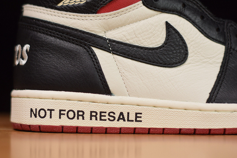 air jordan 1 retro high og nrg "not for resale" 861428-106