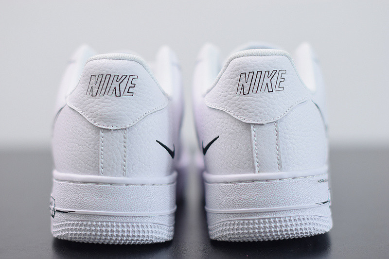 nike air force 1 low “sketch” in white/black cw7581-101