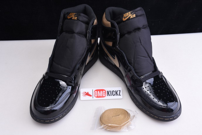 air jordan 1 retro high og “black gold” 555088-032