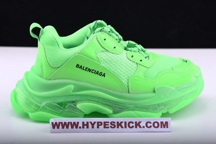 bc triple s trainer ''neon green'' 541624 w09ol 3801
