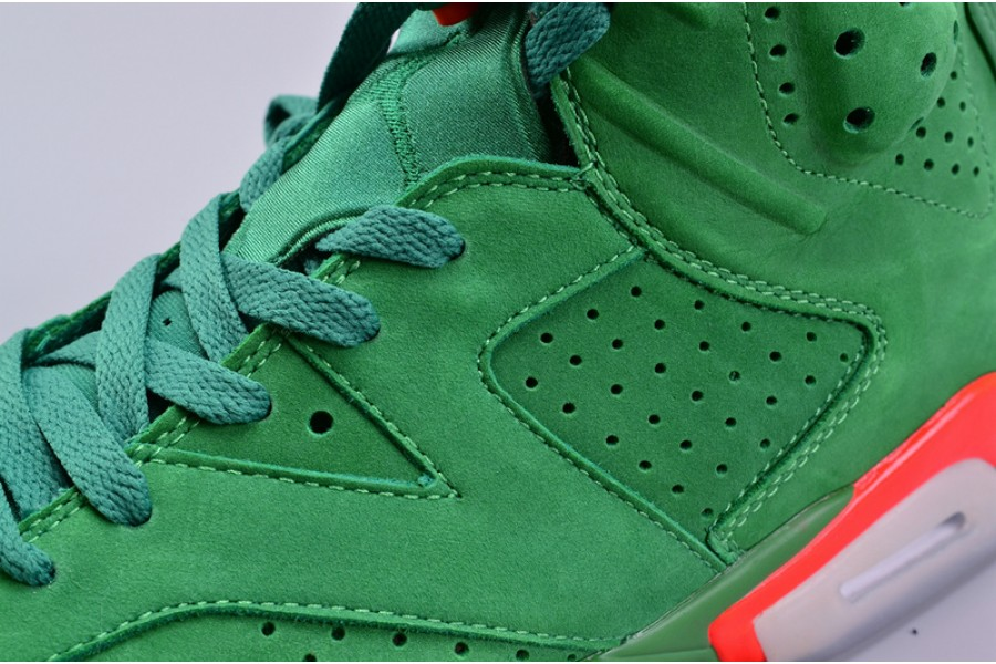 air jordan 6 retro nrg g8rd "gatorade" pine green mens aj5986-335